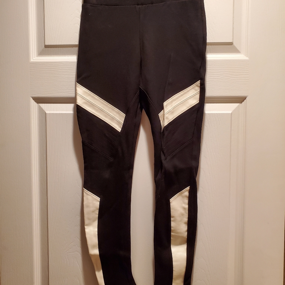 Faux leather leggings